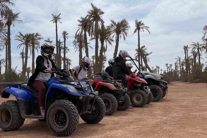 1/2 journée Quad Palmeraie Marrakech - Getting comfortable on the quad