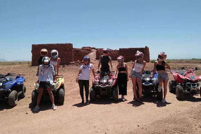 1 Day Quad Marrakech Palmeraie Desert Jbilet - Riding recent quads with a professional guide