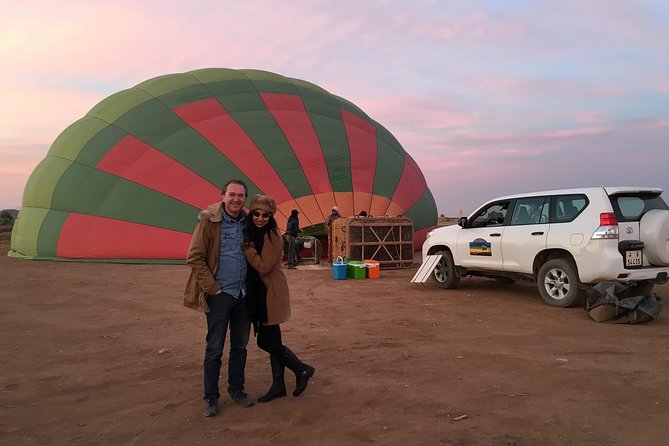 1-hour Private TOP VIP Hot Air Balloon Flight North Marrakech with Breakfast - Leaving Marrakech by private 4x4