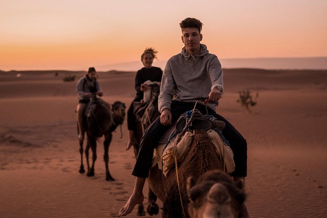 2 Days 1 Night Desert Trip From Marrakech To Erg Lihoudi Dunes - The camel ride from M’Hamid to Erg Lihoudi