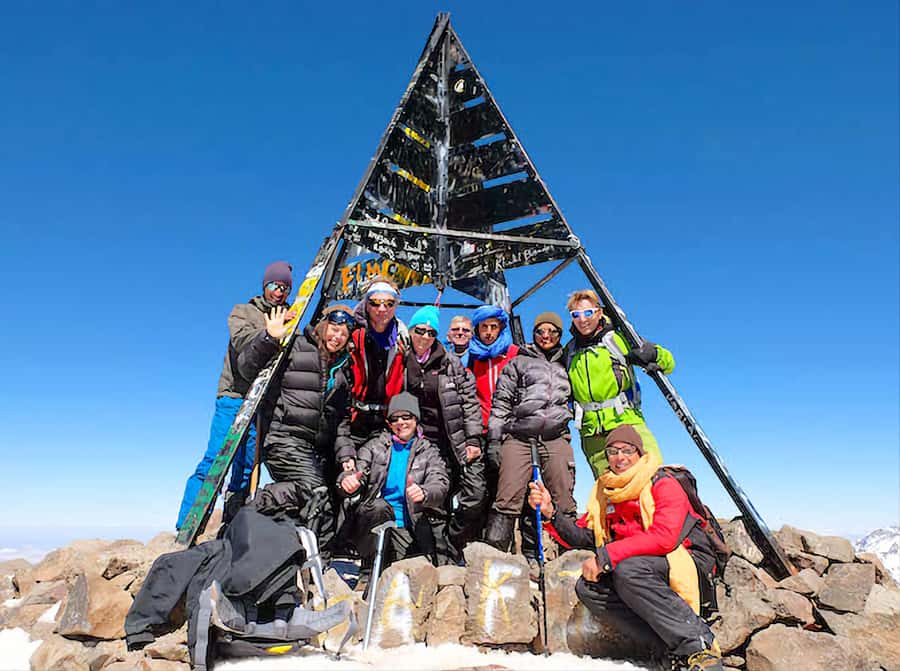 2 Days Mount Toubkal ascent trek via Ait Mizane Valley - The long climb to Sidi Chamharouch