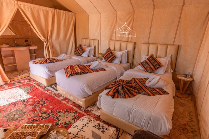 2 days Sahara tour with overnight in luxury desert camp - Sunrise, breakfast, and the long return to Fez