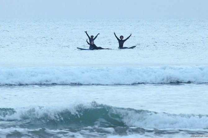 2 hours surf lesson in Agadir - Moving from the sand into Agadir’s waves