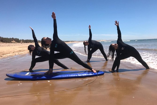 2h surfing in uncrowded spots - A quieter beach than Essaouira’s main shore