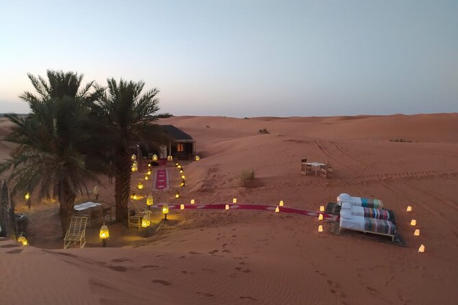 3 Days 2 Nights Marrakech to Merzouga - Sahara Tour Adventure - The camel ride and sunset at Merzouga