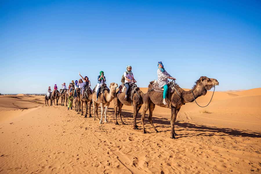 3 Days Desert Tour from Fez to Marrakech via Merzouga - Sunset by camel and a night at Merzouga