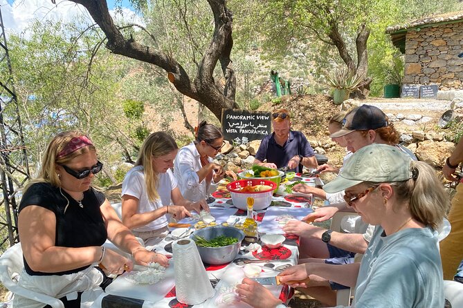 3-Hour Cooking Class overlooking the Blue City - Cooking over the fire at the family farm