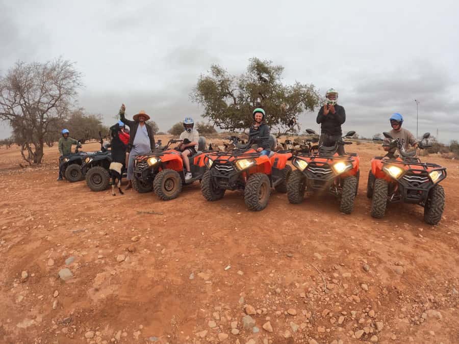 Agadir: Agafay Desert Quad Biking With Goats On The Tree - Booking, cancellation, and language choices