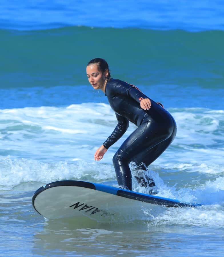Agadir: Beginner Surf Lesson – Equipment Included - The water session: shallow whitewater close to shore