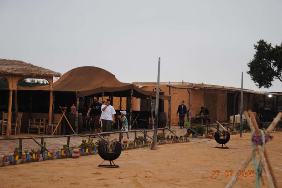 Agadir: Camel or Horse Ride + BBQ & Transfer Sunset Optional - On the camel: forests, dunes, and the flamingo river