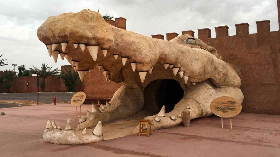 Agadir Crocoparc: Ticket and Transfer - The blue garden and rare succulents
