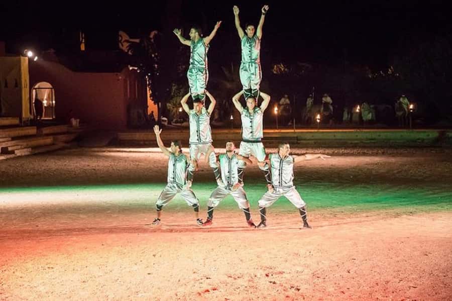 Agadir Fantazia Berber Night Show with Dinner - The outdoor arena and the horse charge