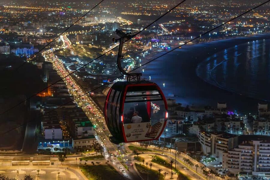 Agadir: Night Cable Car Round-Trip Ticket - The 7 to 14 minute ride above Agadir