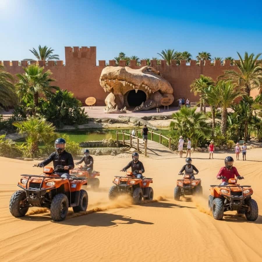 Agadir: Quad Safari with Crocoparc Optional - Riding the quads through the Souss-Massa countryside