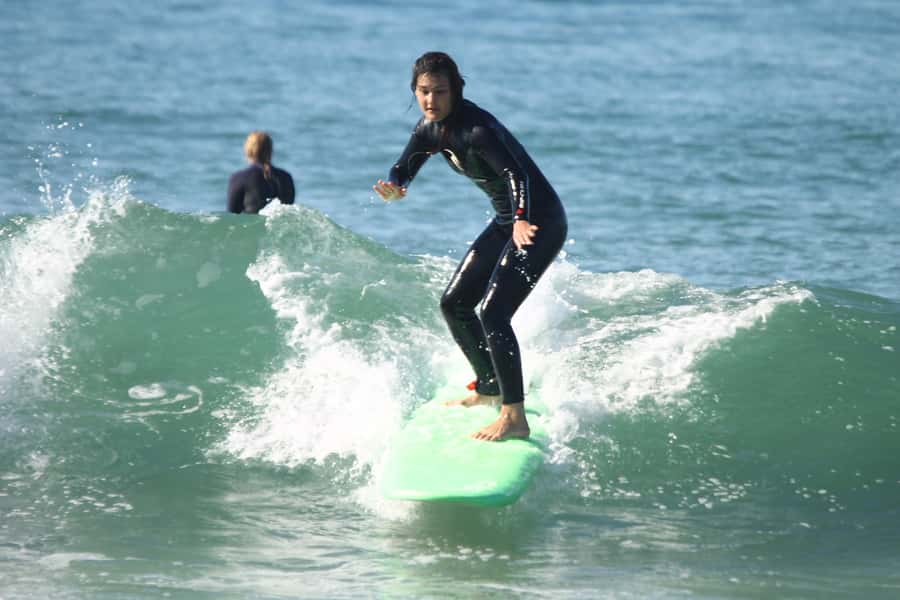 Agadir: Taghazout Beach Surf Lesson with Lunch and Transfer - Beach theory before your first wave