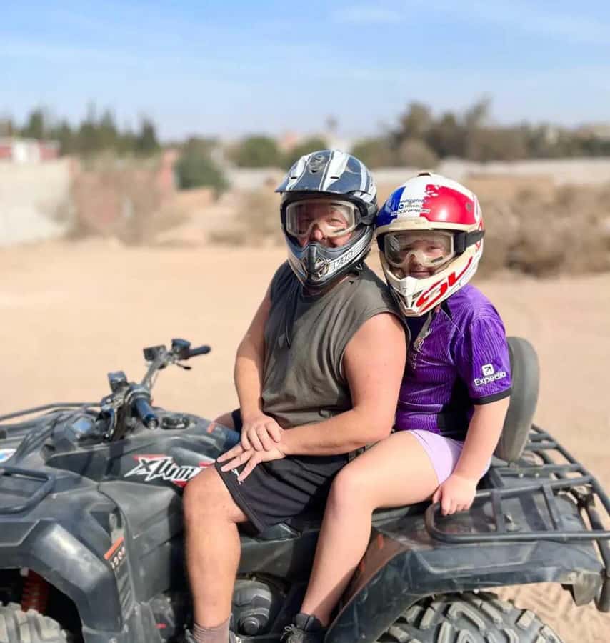 Agadir/ Taghazout: Safari Quad Bike on the Beach & Desert - Mint tea and biscuits bring the outing back to earth