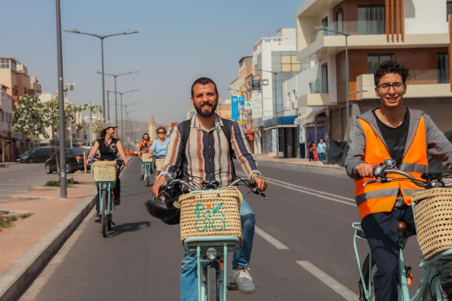Agadir: Unleash Your Adventure with Electric Bicycles! - Mohamed V Mosque and the first city stories