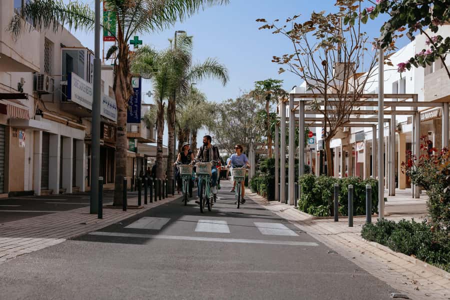 Agadir: Unleash Your Adventure with Electric Bicycles! - Synagogue, Cinema Salam, and Saint Anne church