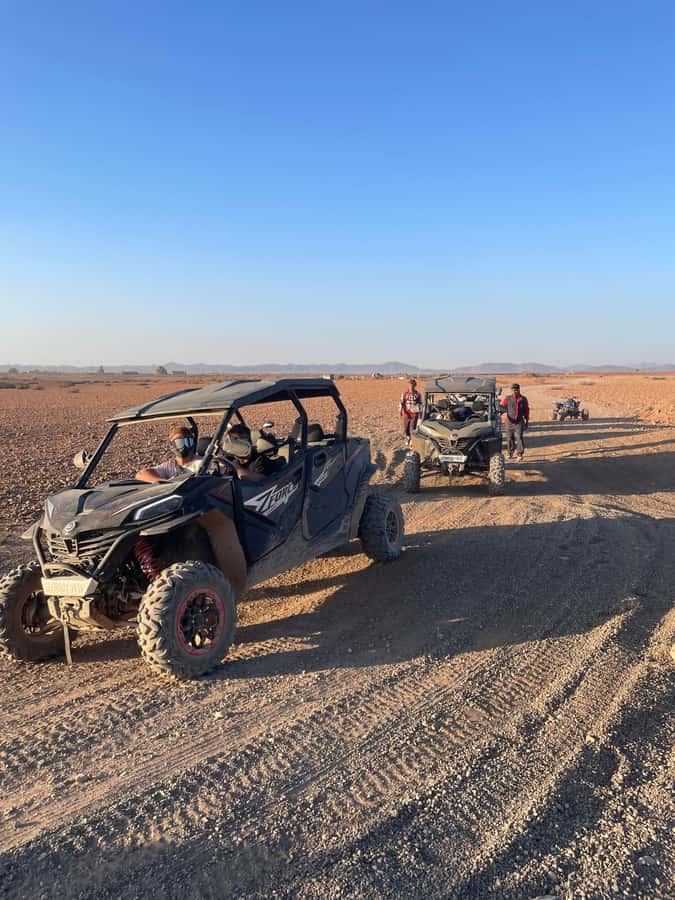 Agafay Desert 4-Seater Buggy Experience | Family & Premium - Moroccan tea, bread, pancakes, and honey