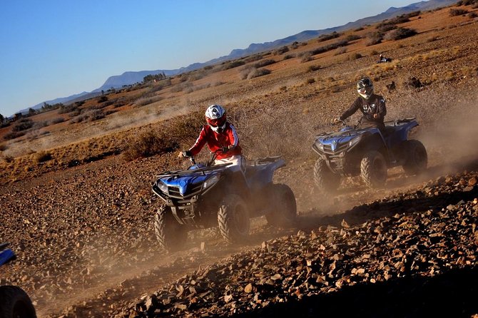 Agafay Desert & Atlas Mountains Quad Biking Tour from Marrakech - Lake Takerkoust and the High Atlas View