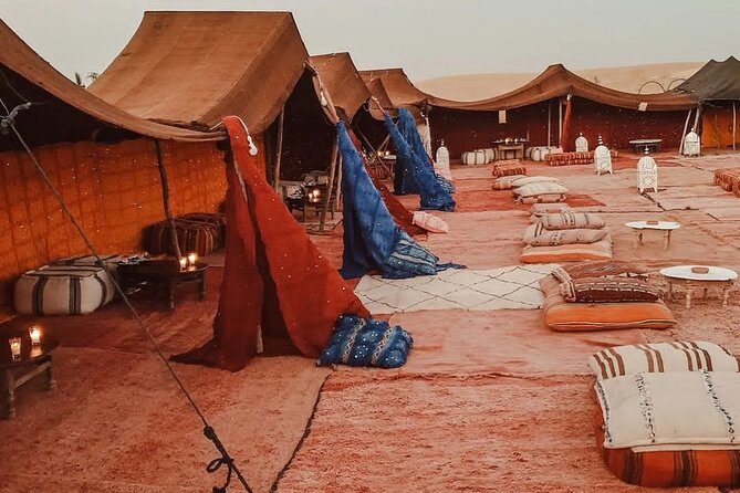 Agafay Desert Camel Ride With Dinner And Sunset Spectacle - Mint tea and the Berber-style desert camp