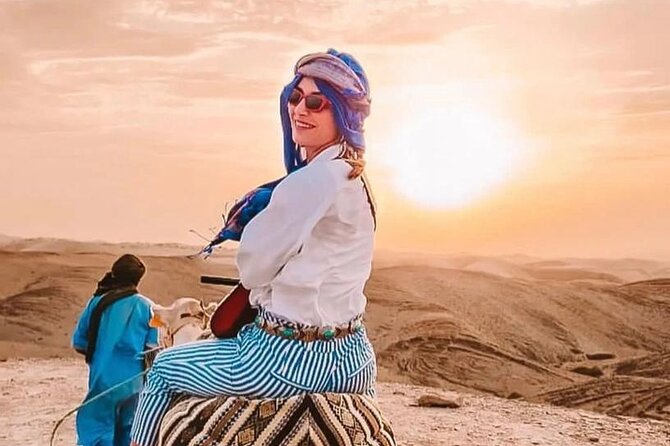 AGAFAY DESERT: Dinner, Camel Ride, Berber Camp , Sunset - Dinner in a Berber-style tent