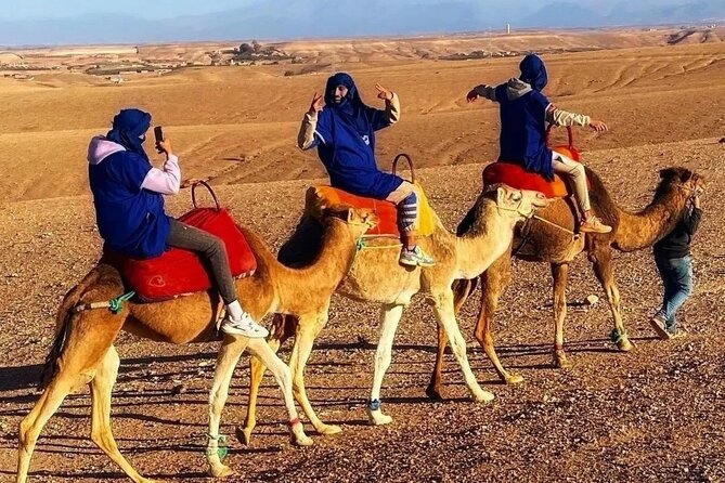 Agafay Desert dinner & camel ride with show - Dinner beside the Berber tent