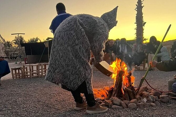 Agafay Desert dinner & camel ride with show - Guide service and the small-group feel