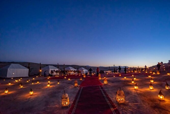 Agafay Desert: Dinner + Show with Quad Bike & Sunset Camel Ride - From Marrakech to the Agafay Desert
