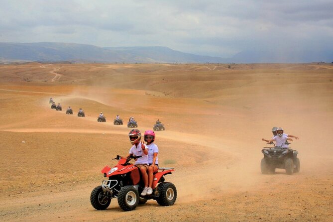 Agafay desert Family Package: Quad Bike & Camel Ride, Dinner Show - Moroccan dinner beneath a Berber tent