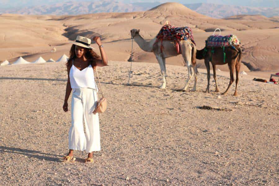 Agafay Desert: Magical Half-Day Lunch with Pool Swim - A Moroccan lunch with open desert views