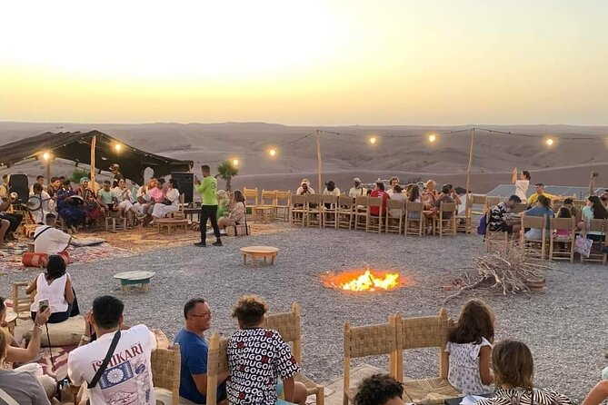 Agafay Desert package .Quad .30 minute Camel and Dinner show - How the six-hour evening feels in practice