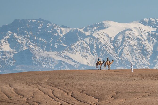 Agafay Desert Package, Quad Bike, Camel Ride and Dinner Show - Quad biking across the rocky desert