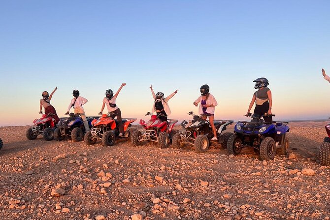 Agafay Desert Package: Quad Bike, Camel Ride, Dinner show - Camel riding in traditional nomadic dress