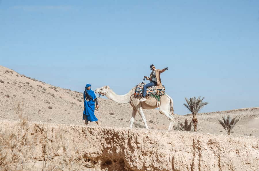 Agafay Desert: Quad Bike and Camel Ride Adventure Tour - The camel ride: slow views and a village stop