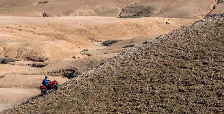 Agafay Desert: Quad Bike and Camel Ride Adventure Tour - Lunch, tea, and a proper pause in the middle