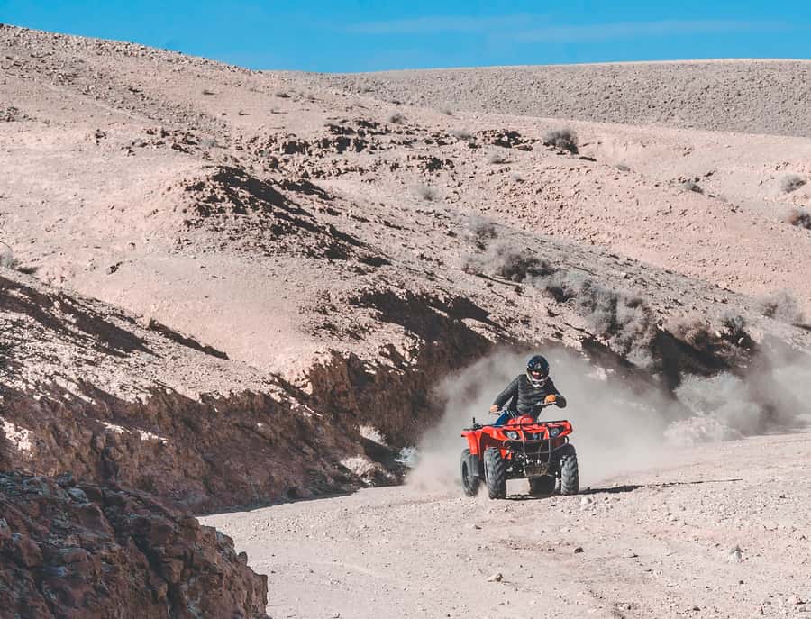 Agafay Desert: Quad Bike and Camel Ride Adventure Tour - Pickup from Marrakech and the shape of the day