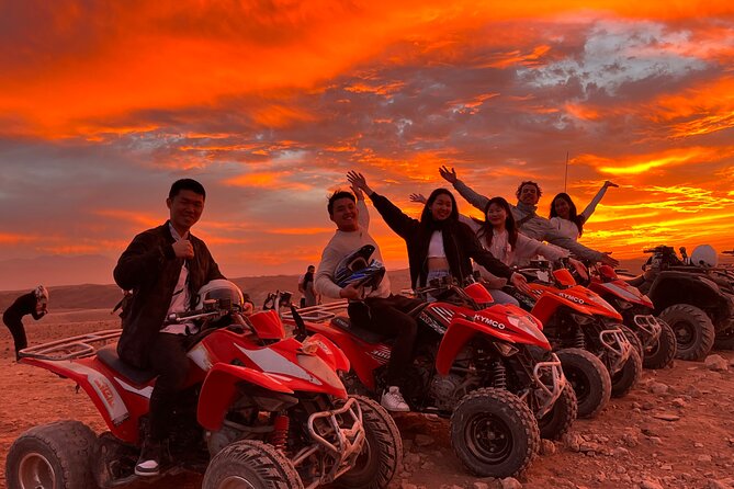 Agafay Desert: Quad Bike, Camel Ride and Dinner Show in Marrakech - Dinner under the tent and around the fire