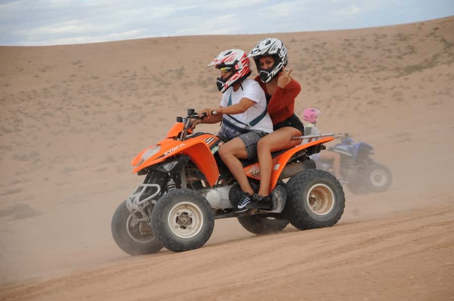 Agafay Desert: Quad Bike Experience with Lunch - Riding between dunes, villages, and camps