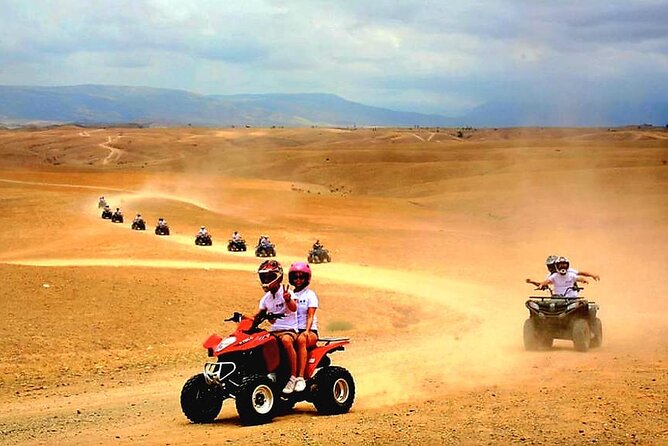 Agafay desert : Quad biking and camels and dinner with show - Quad biking with a shared vehicle