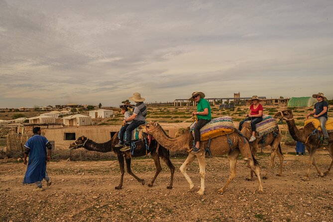 Agafay Desert - Quad camel and dinner show - A 60-minute camel ride timed for sunset