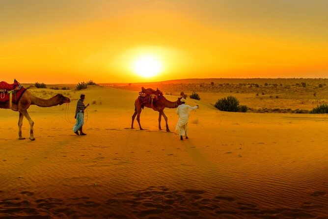 Agafay Desert Sunset, Camel Ride and Dinner from Marrakech - Leaving Marrakech by air-conditioned vehicle