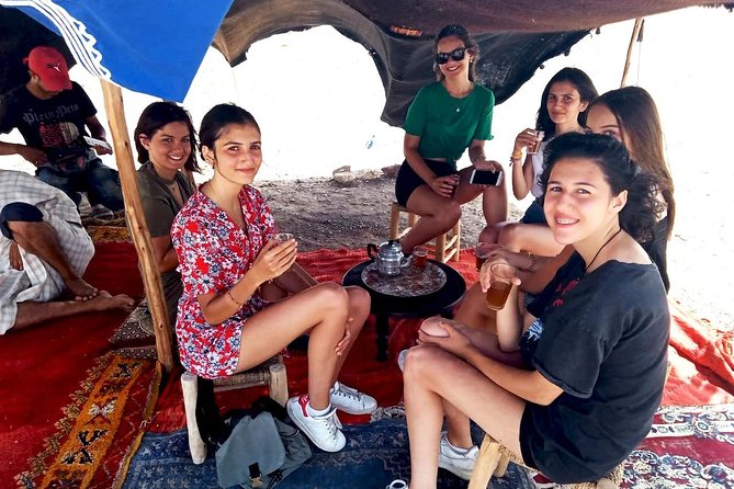 Agafay Half Day Rocky Desert Experience – Quad Bike & Camel Ride - A camel ride with a view from the plateau