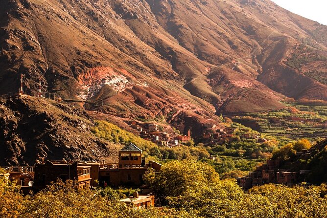 Atlas Mountain Full Day Tour with Three Valleys and Waterfalls - A Berber family lunch for 8 euros