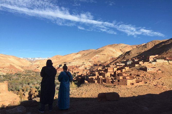 Atlas Mountain, home made lunch & camel ride in Agafay Desert - Walking through Imlil villages to the waterfalls