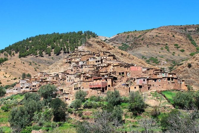 Atlas mountains 3valleys waterfall & camel ride - From Marrakech to Tahnaout and the argan-oil stop