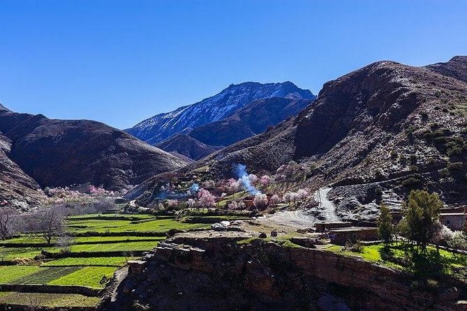 Atlas Mountains and Three Valleys & Waterfalls with Camel ride Guided Day Trip - Moulay Brahim and the Asni Valley finish