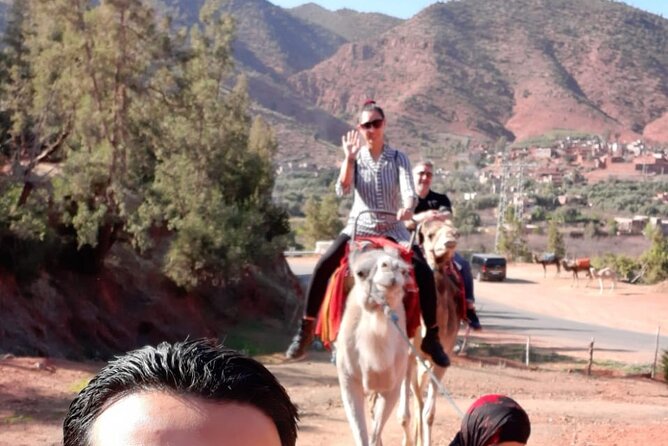 Atlas Mountains & Berber villages: optional Camel ride/Waterfall - The waterfall hike: scenic, crowded, and more demanding than advertised