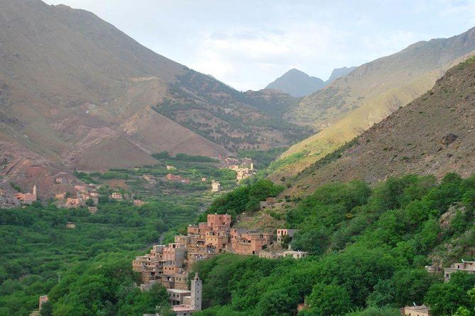 Atlas Mountains Day Trip with Camel Ride from Marrakech - Berber lunch with a mountain view