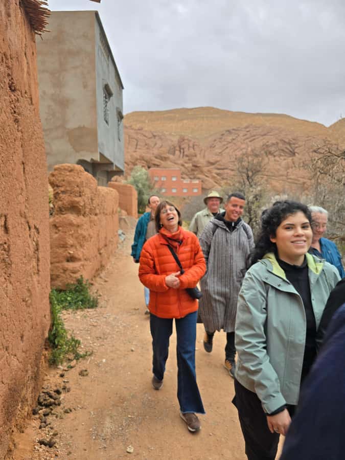 Atlas mountains hike with waterfalls & 3 valleys day trip - Mint tea and the start of the walk in Imlil